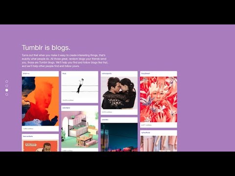 How to create tumblr effect - My clone website in 10 minutes