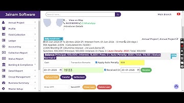 Gold Loan Management in Jainam Software | Jumping Interest, Penalty & Foreclosure Explained