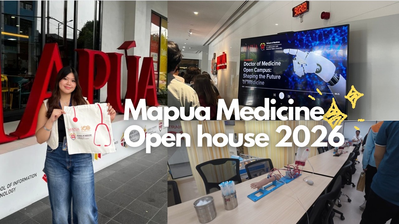 Inside Mapúa Medicine: Open House Tour Vlog 2026