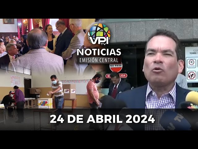 Noticias de Venezuela hoy en Vivo 🔴 Miércoles 24 de Abril de 2024 - Emisión Central - Venezuela