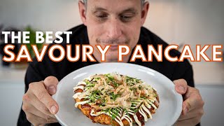 Easy recipe to make Okonomiyaki at home  Japanese savoury pancake