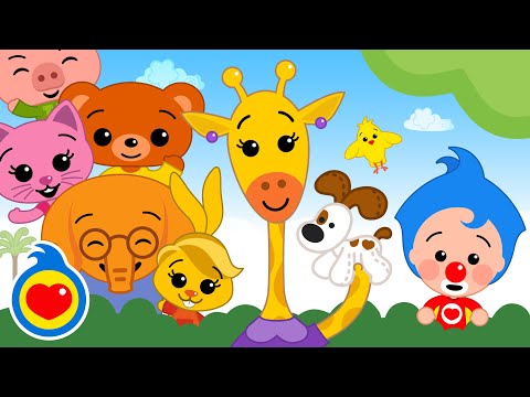 Поднимите Руку С Животными | Детские Песни | Плим Плим