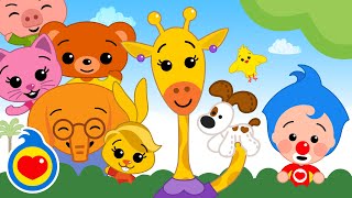 Поднимите руку с животными 🖐 | Детские Песни | Плим Плим