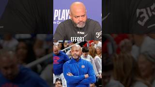 JB Bickerstaff on the Pistons loss to the Cavs #detroitpistons