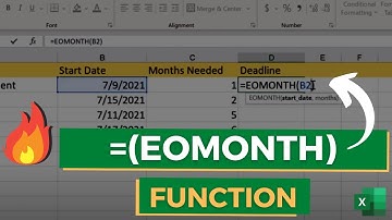 How to use EOMonth Function in Excel | End of Month Function | Excel Functions