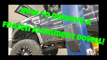 How To Remove a Frozen Alignment Dowel!