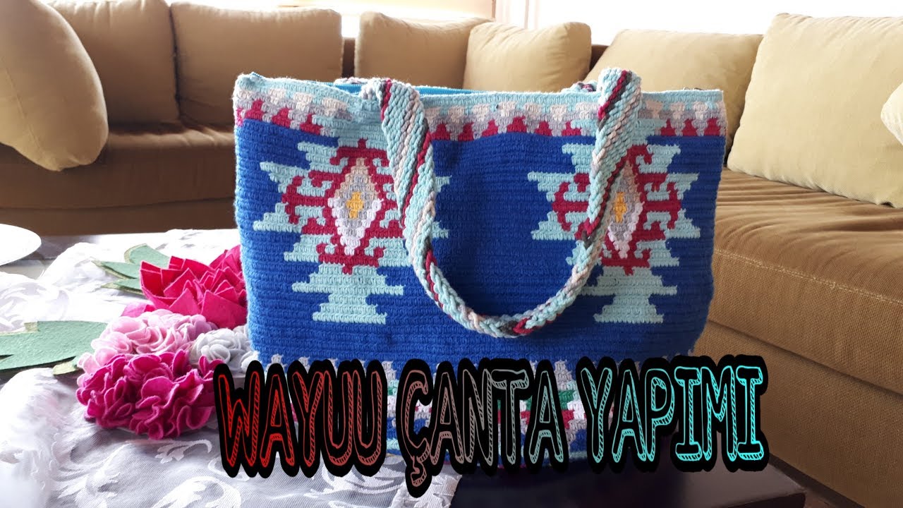 Wayuu Çanta Sapı Yapımı - Wayuu Çanta Astarı Yapımı