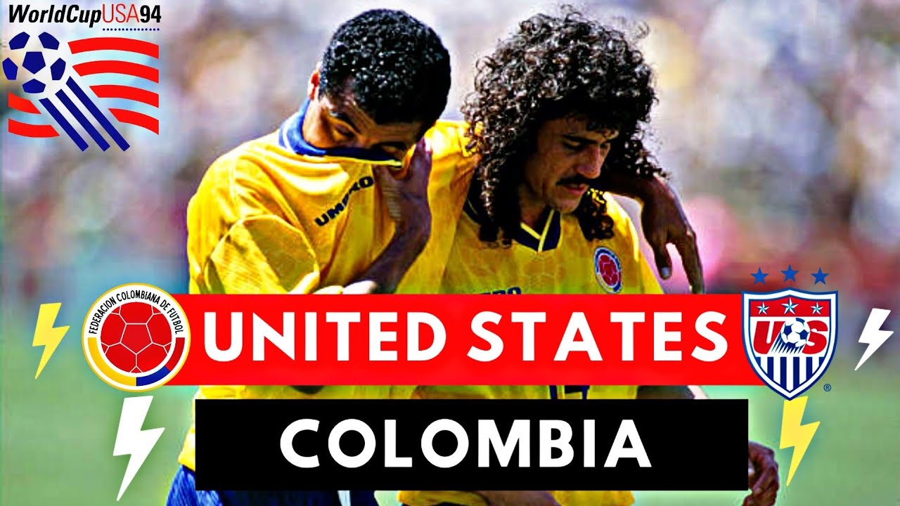 Colombia, Men's Retro Soccer Jersey, 1994, Escobar (Gold
