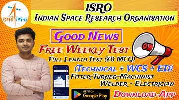 ISRO Technician B Syllabus, Exam Pattern 2024 | ISRO Technician B Weekly Mock Test #isro #mocktest