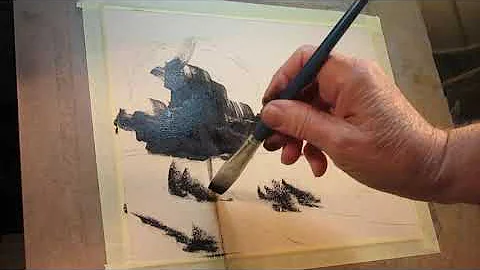 Pastel Painting Demonstration with Alcohol Underpa...