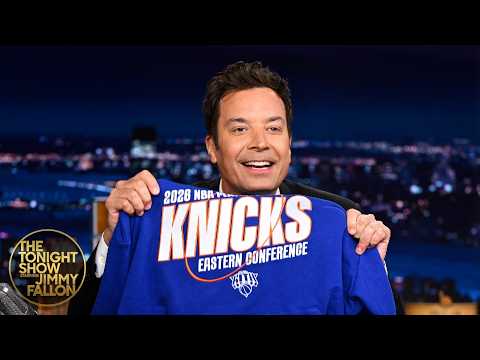 Jimmy Talks Sitting Courtside at New York Knicks Playoff Game | The Tonight Show