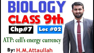ATP the cell's energy currency | Smart syllabus | Chapter 7 | 9th class Biology |ALP |Lec 2