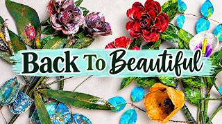 Metal Flower Garden Revival: Bringing My Soda Can Flowers Back To Life