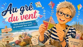 embellissements vent d'été...#scrap #embellissements #bonnehumeur