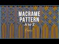 [Eng sub]Macrame Pattern A to Z Basics1