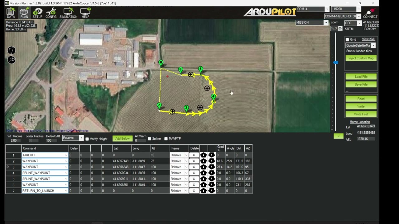 Autonomous Missions w/Ardupilot in Mission Planner and QGroundControl