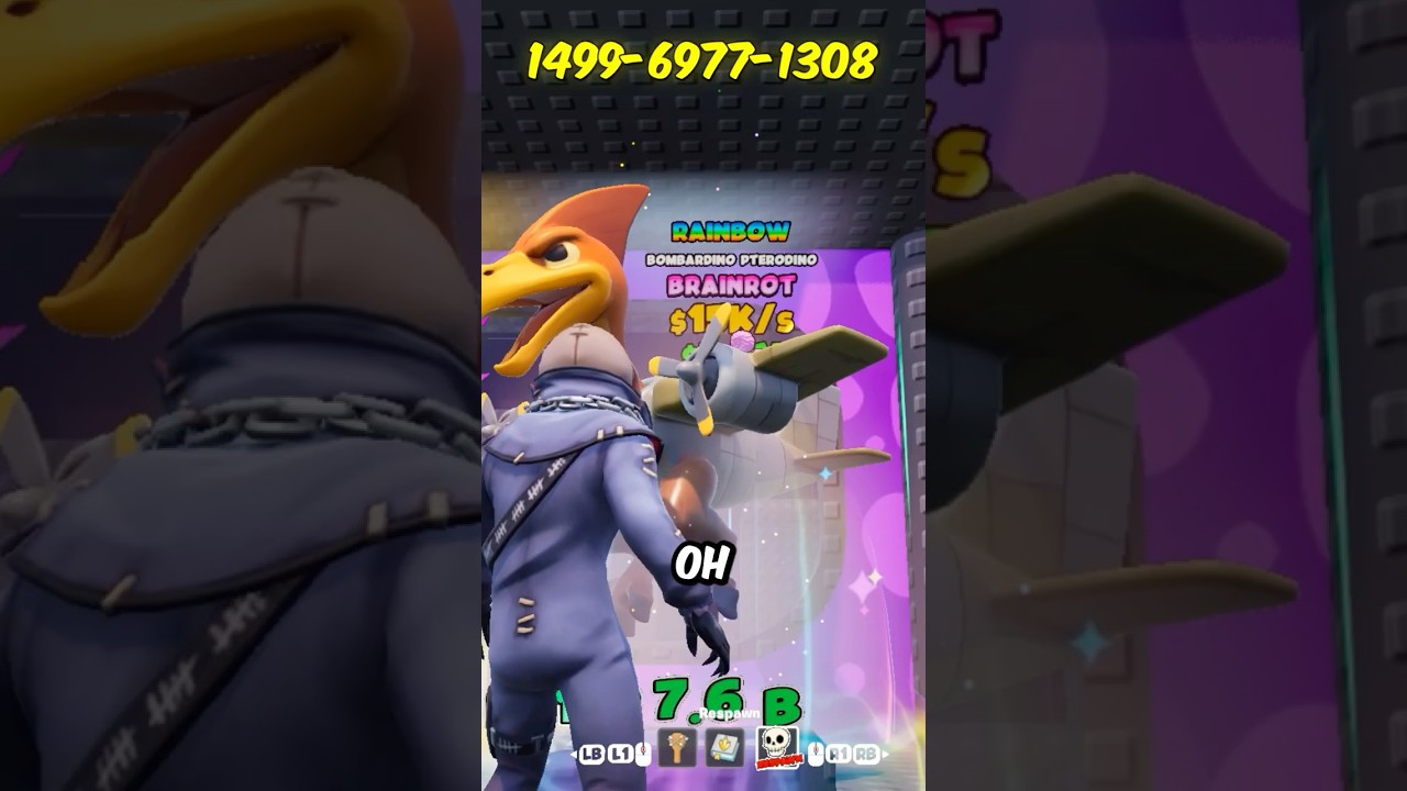MILLIONARE Account in Steal the Brainrot with Dinnosaurs
