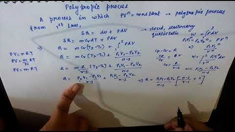 Heat exchange and specific heat in polytropic process by--Satyam Shukla