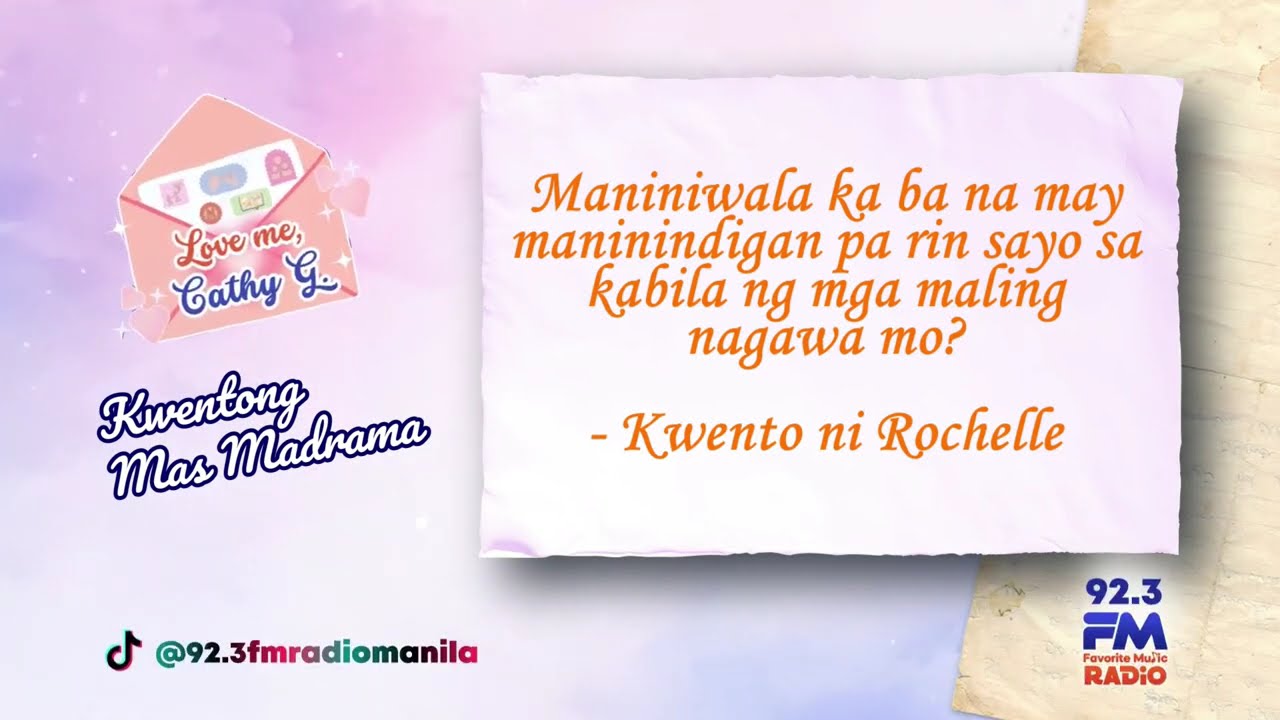 MANINIWALA KA BA NA MAY NANININDIGAN PA RIN SAYO SA KABILA NG MGA MALING NAGAWA MO?
