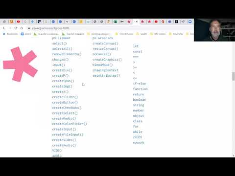 p5js video #16 start + stop programs with buttons