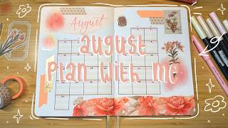 A Peachy And Floral August 🌷 August 2026 Planner Setup