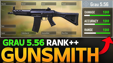 BEST GRAU 5.56GUNSMITH IN  CALL OF DUTY MOBILE| GRAU 5.56 RANK BUILD COD MOBILE|