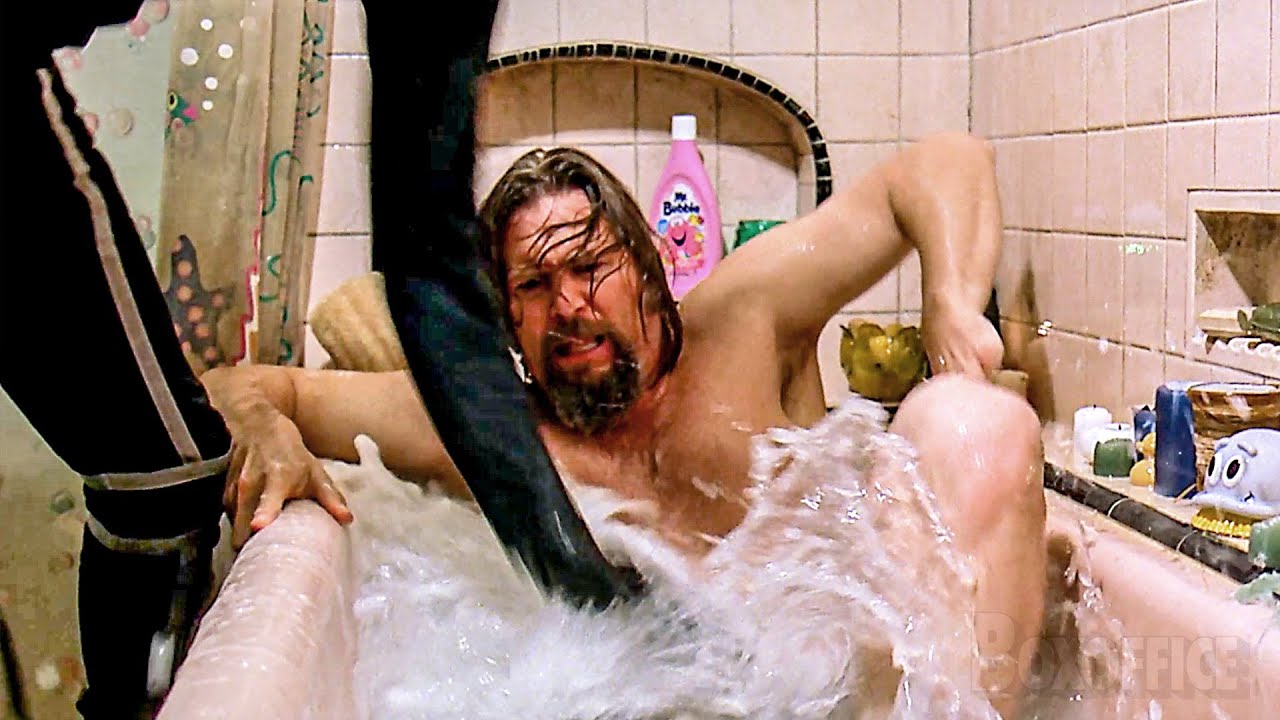 The Dude gets attacked by a weasel in his bath tub | The Big Lebowski | CLIP