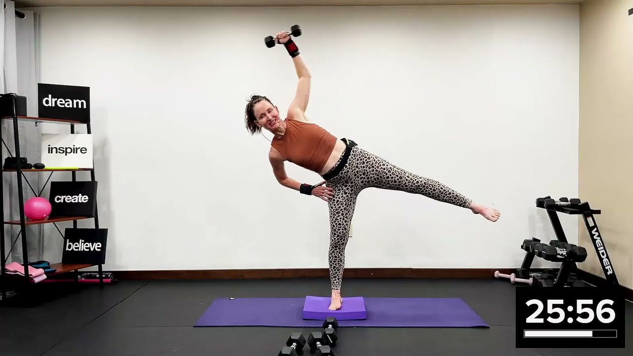 UPPER Body BALANCE Core Workout For Women OVER 40 + ️ Challenging