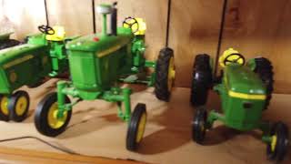 Man cave toy tractor tour on a rainy day