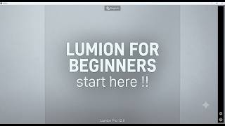 Getting Started with Lumion Real Time Rendering - BEGINNERS START HERE!  PART 1