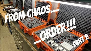 Tool Shed: Tool, GoPro, and Drone equipment organization and storage using Kaizen Foam. Part 2