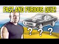 Guess The Car by "Fast & Furious" Character | CAR QUIZ