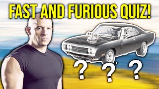 Guess The Car by "Fast & Furious" Character | CAR QUIZ screenshot 4