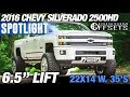 Spotlight - 2016 Chevy Silverado 2500HD, 6.5" Lift, 22x14's, and 35's