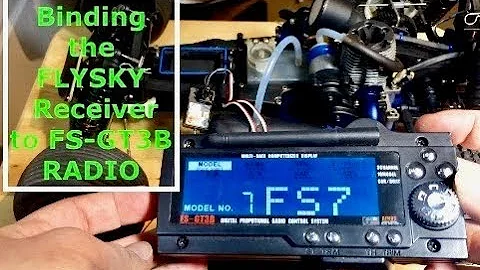 HOW-TO Bind the Flysky 2.4GHZ FS-GT3B to the Receiver