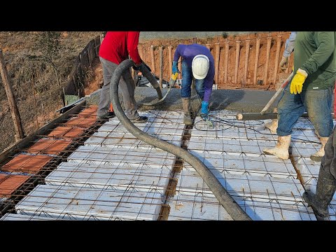 CONCRETE POURING IN PRACTICE (18.5m³)