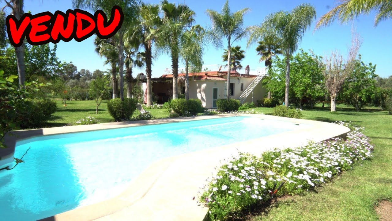 ✨أروع فيرمة ممكن تعيش فيها مجهزة بمنزل كبير ومسبح جميل و ستوديو خشبي ديالك فين تعيش الحياة  ✨السهول