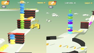 Stack Rider Gameplay: Stack Rider Game Levels 4-7 All Levels #1 Android Gameplay