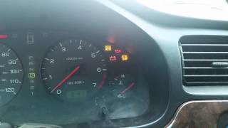 2000 Subaru outback AT temp light