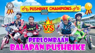 DOMINIQUE VS KK DISTA BALAPAN PUSHBIKE😱!! YANG MENANG SIAPA YA?🤔 #viralvideo #trending