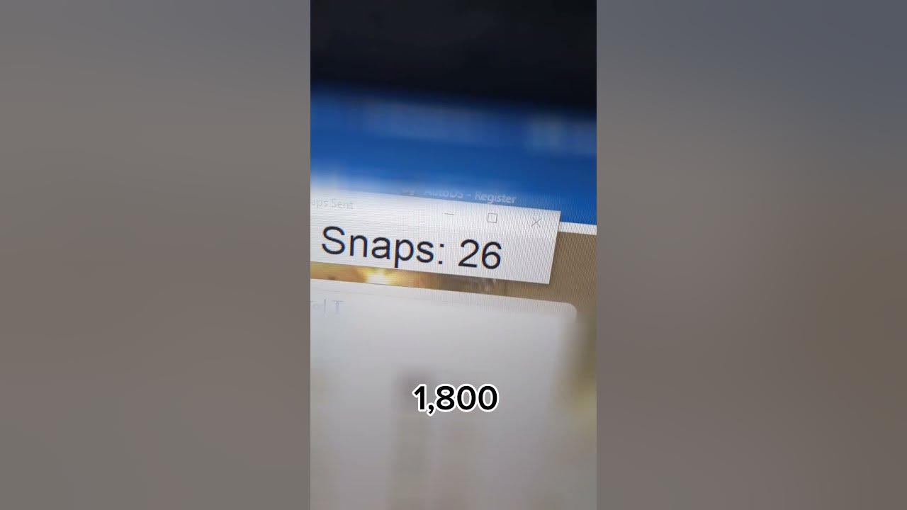 Steigt Der Snapscore Wenn Man Snaps Bekommt Infinite Snapscore - 1,800 Snaps/hr - YouTube