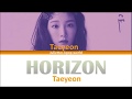 Taeyeon-HORIZON (color coded kan/rom/eng lyrics)