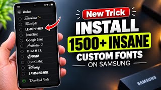 Apply UNLIMITED Third-Party CUSTOM Fonts on ANY Samsung! 🔥 No Root/Shizuku screenshot 3
