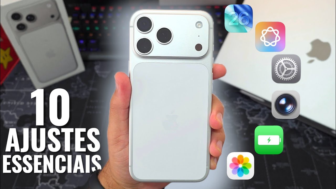 10 CONFIGURAÇÕES QUE VOCÊ PRECISA FAZER AO COMPRAR UM IPHONE NOVO!