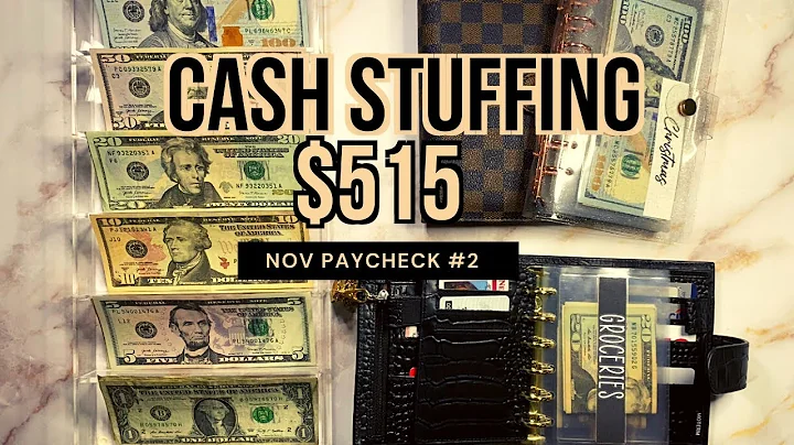 CASH ENVELOPE STUFFING + SINKING FUNDS $515 | SAVINGS CHALLENGES | PAYCHECK #2 | NOV 2021