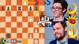Numero 1 Vs Numero 2 del Ranking Mundial! CARLSEN VS CARUANA || Tata Steel Masters (2020)