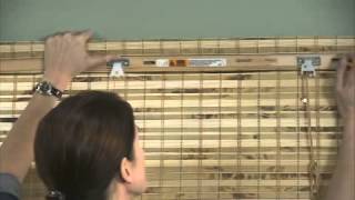 Installing Woven Wood Bamboo Shades Outside Mount