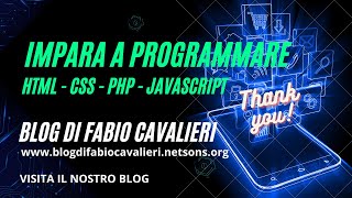 Impara a Programmare subitoI