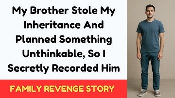 My Brother Stole My Inheritance And Planned Something Unthinkable, So I Secretly Recorded Him And...