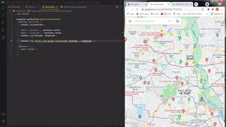 How to use Google Maps in js